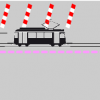 Si un tramway circule au centre de la chaussée et que la partie droite est occupée par des travaux ...